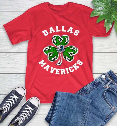 NBA Dallas Mavericks Three Leaf Clover St Patrick's Day Basketball Sports T-Shirt 11
