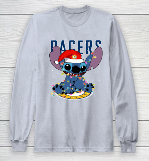 Indiana Pacers NBA noel stitch Basketball Christmas Long Sleeve T-Shirt 4