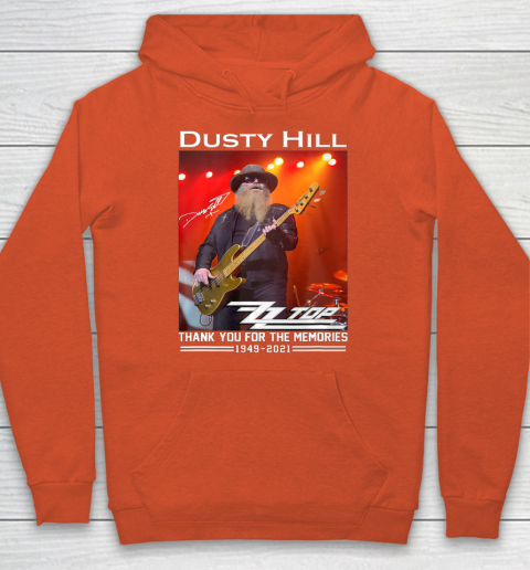 Dusty Hill Thank You For Memories Hoodie 3