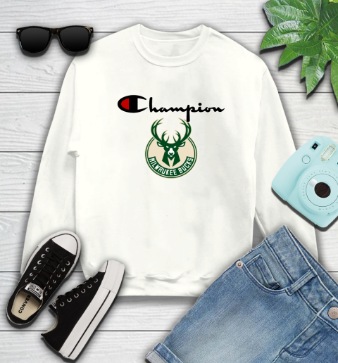 NBA Basketball Milwaukee Bucks Champion Shirt Sweatshirt