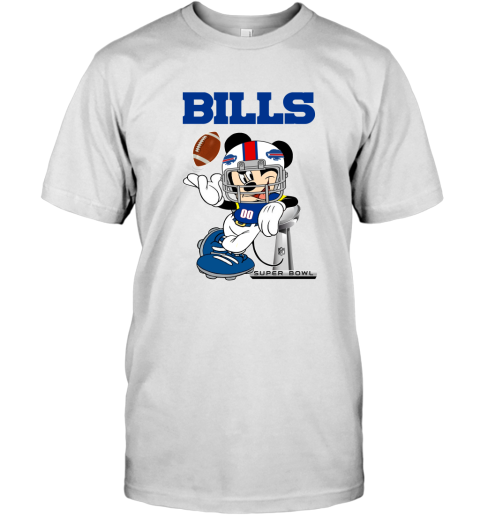 NFL Buffalo Bills Mickey Mouse Disney Super Bowl Football T Shirt