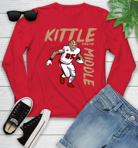George Kittle Kittle Over the Middle San Francisco Shirt 132