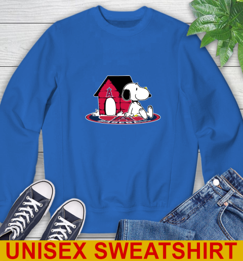 MLB Baseball Los Angeles Angels Snoopy The Peanuts Movie Shirt Sweatshirt 9