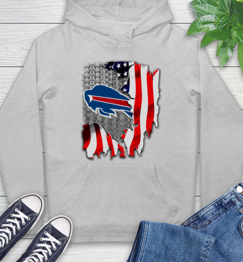 Buffalo Bills NFL Football American Flag Hoodie 6