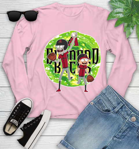 MLB Arizona Diamondbacks Rick And Morty Baseball Sports Youth Long Sleeve 10