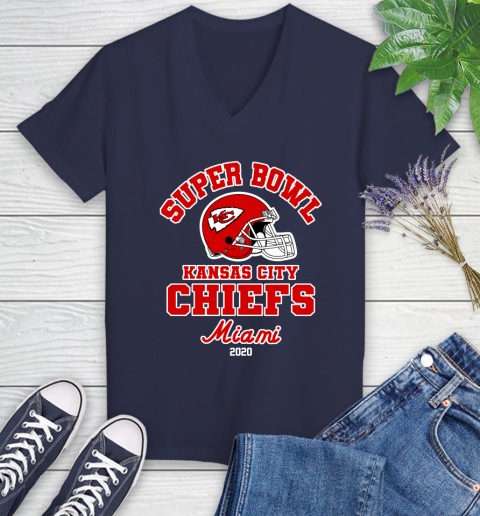 Kansas City Chiefs Super Bowl Champion Miami Logo 2020 NFL Shirts 81