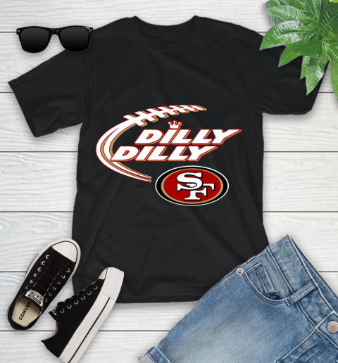NFL San Francisco 49ers Dilly Dilly Football Sports Youth T-Shirt 2