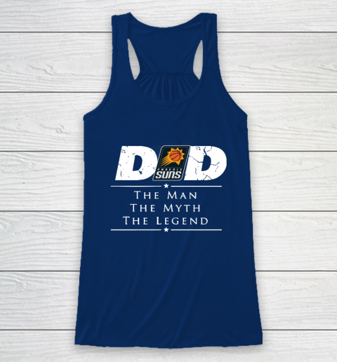 Phoenix Suns NBA Basketball Dad The Man The Myth The Legend Racerback Tank 6