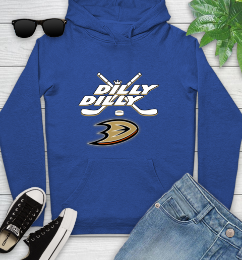 NHL Anaheim Ducks Dilly Dilly Hockey Sports Youth Hoodie 9