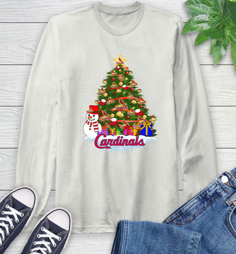 St.Louis Cardinals Merry Christmas MLB Baseball Sports Long Sleeve T-Shirt 12