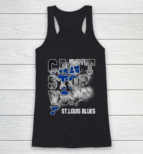 NHL St.Louis Blues Hockey Can't Stop Vs Racerback Tank