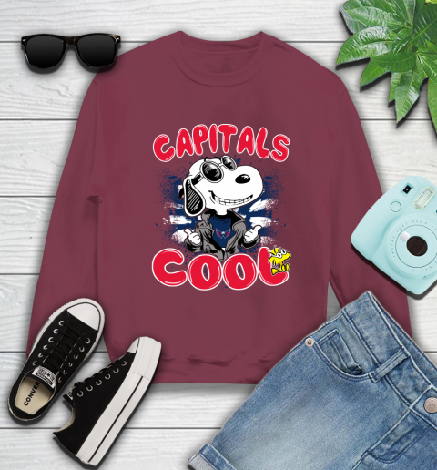 NHL Hockey Washington Capitals Cool Snoopy Shirt Sweatshirt - Image 6