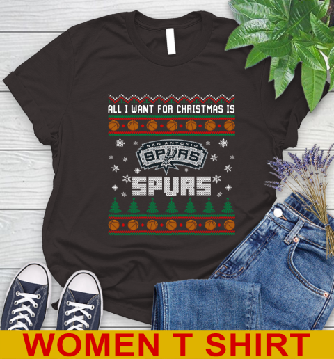NBA Basketball All I Want For Christmas Is San Antonio Spurs 93