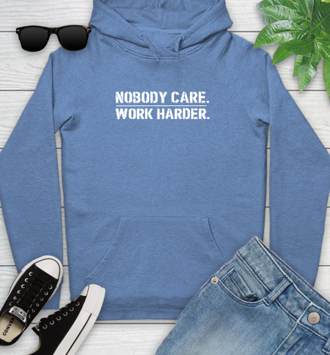 Lamar Jackson Nobody Cares Work Harder Youth Hoodie 13