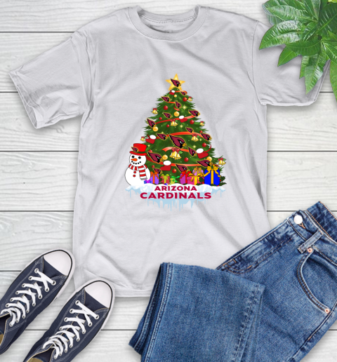 Arizona Cardinals Merry Christmas NFL Football Sports T-Shirt 12