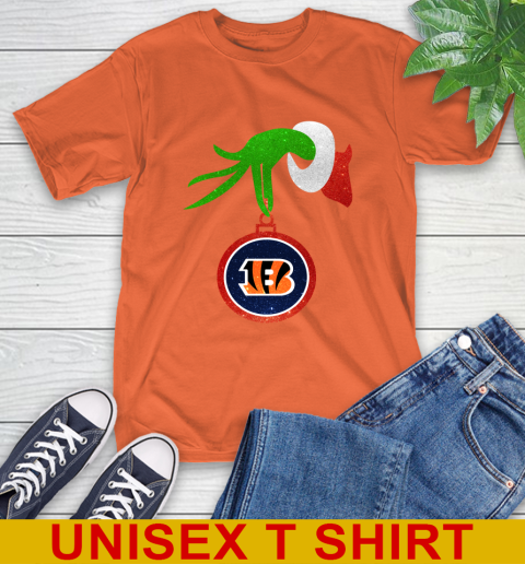 Cincinnati Bengals Grinch Merry Christmas NFL Football T-Shirt 6 Cincinnati Bengals Grinch Merry Christmas NFL Football T-Shirt - Image 6