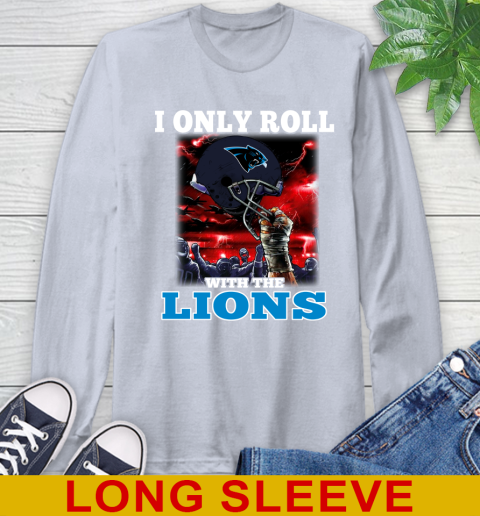 Carolina Panthers NFL Football I Only Roll With My Team Sports Long Sleeve T-Shirt 6