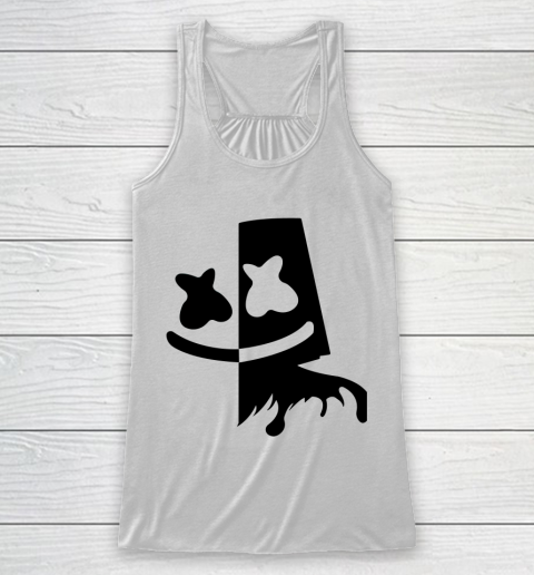 Fortnite Tshirt Marshmello Black And White Racerback Tank