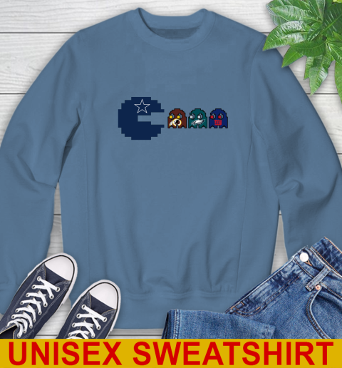 Dallas Cowboy NFL Football Pac Man Champion Sweatshirt 8