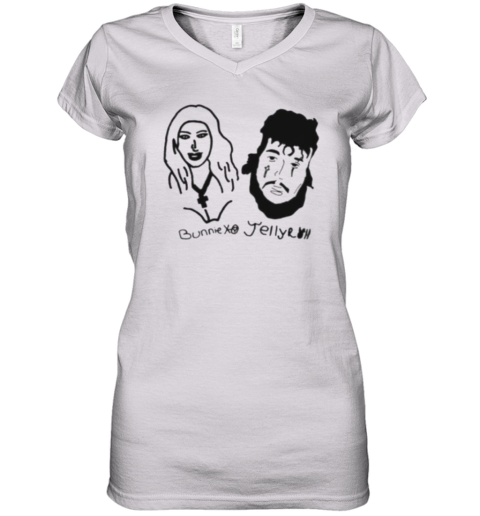 Bunnie XO Shirt Bunnie Xo Jelly Roll Women's V-Neck T-Shirt