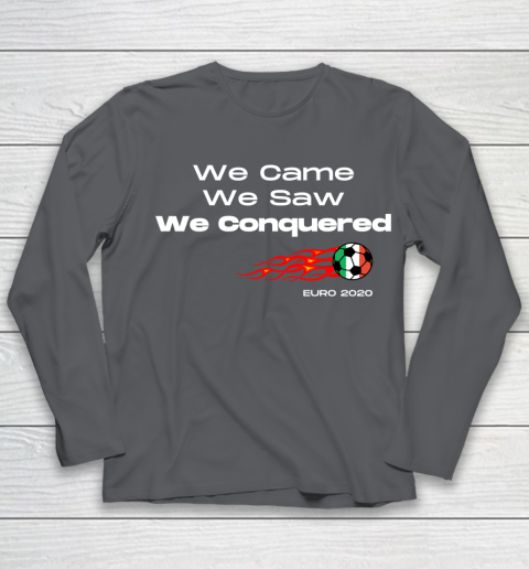 We Came, We Saw, We Conquered  Euro 2020 Italy Champion Youth Long Sleeve 6