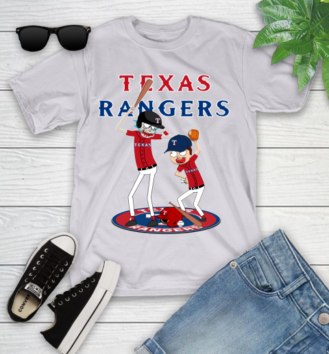 MLB Texas Rangers Rick And Morty Baseball 106