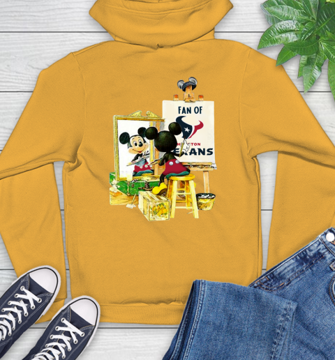 NFL Football Houston Texans Mickey Drawing Shirt 14