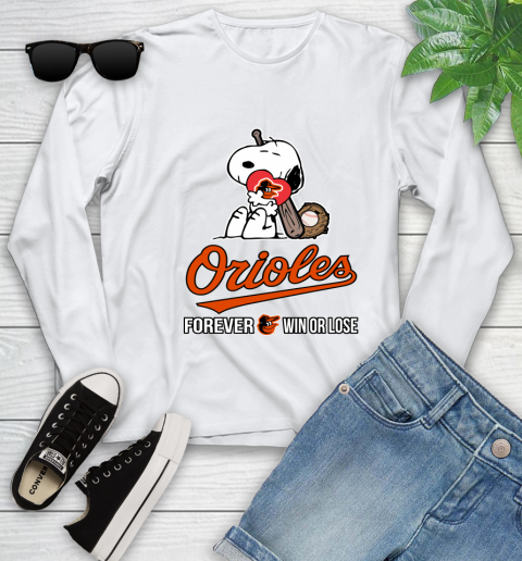 MLB The Peanuts Movie Snoopy Forever Win Or Lose Baseball Baltimore Orioles 125