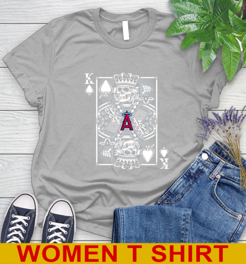 Los Angeles Angels MLB Baseball The King Of Spades Death Cards Shirt Women's T-Shirt 5