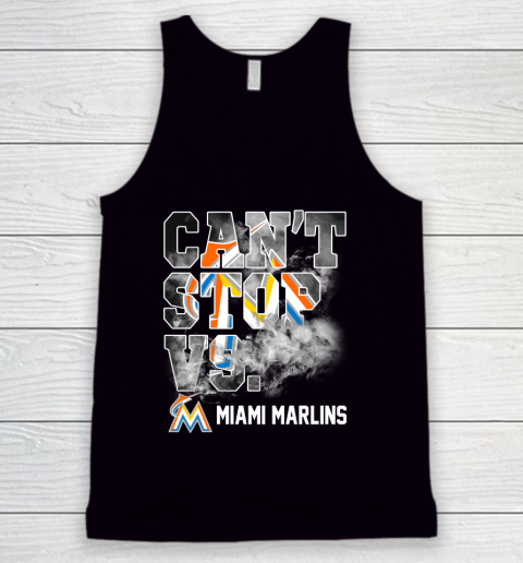 MLB Miami Marlins Baseball Can't Stop Vs Marlins Tank Top