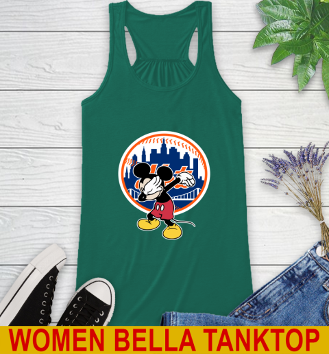 New York Mets MLB Baseball Dabbing Mickey Disney Sports Racerback Tank 7