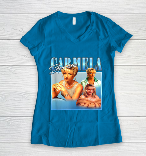 Carmela Soprano Women's V-Neck T-Shirt 5
