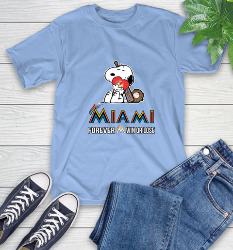 MLB The Peanuts Movie Snoopy Forever Win Or Lose Baseball Miami Marlins 11