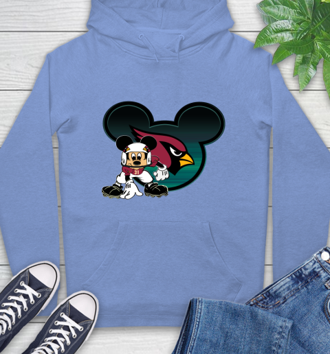 NFL Arizona Cardinals Mickey Mouse Disney Football T Shirt Hoodie 11