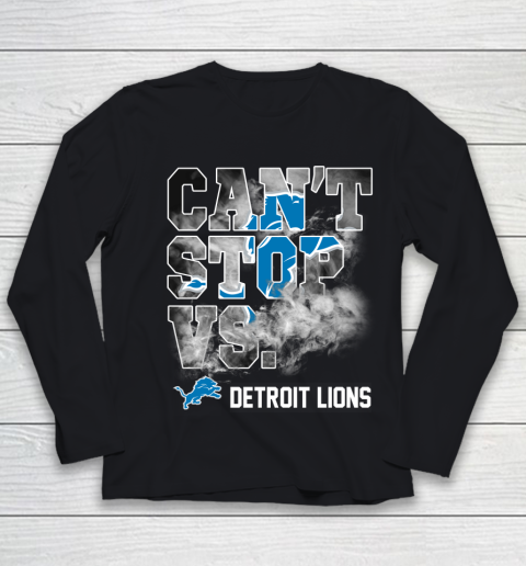 NFL Detroit Lions Can't Stop Vs Youth Long Sleeve
