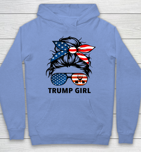 Trump Girl American Flag Glass Hoodie 7