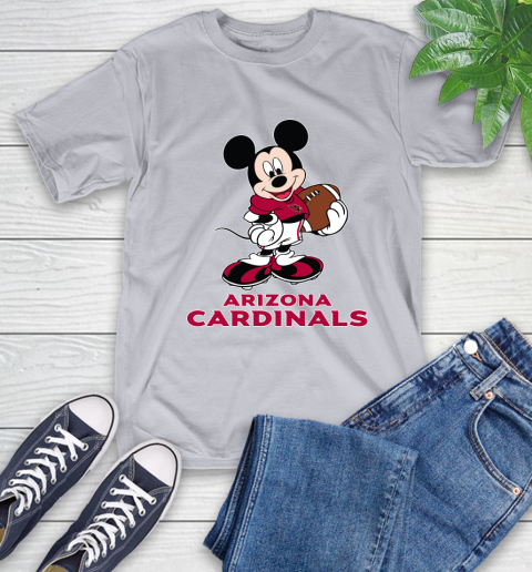 NFL Football Arizona Cardinals Cheerful Mickey Mouse Shirt T-Shirt 6