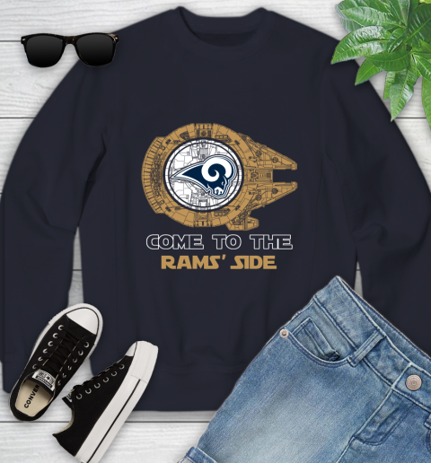 NFL Come To The Los Angeles Rams Wars Football Sports Youth Sweatshirt 2