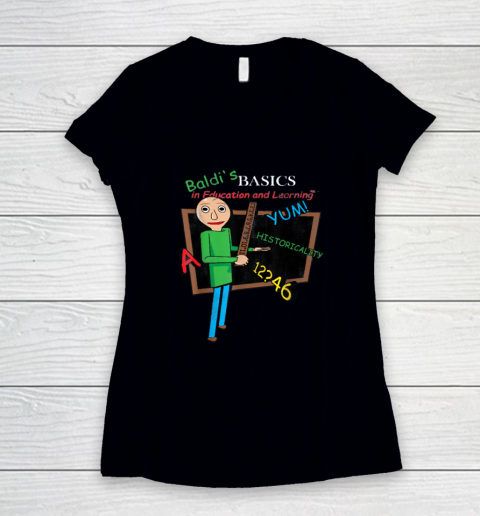 Vintage Baldi's Women's V-Neck T-Shirt