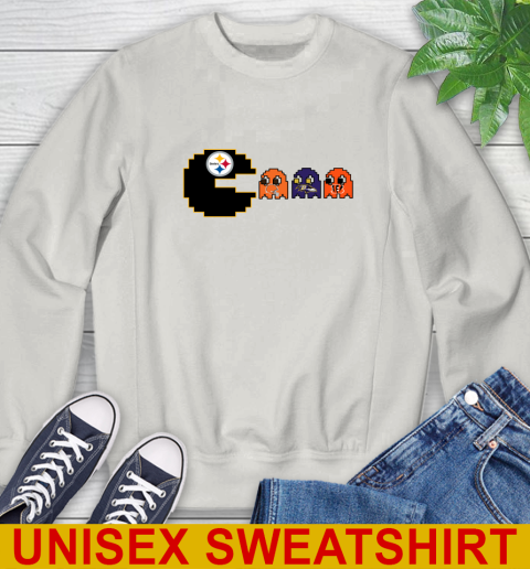 Pittsburgh Steelers NFL Football Pac Man Champion Sweatshirt 12