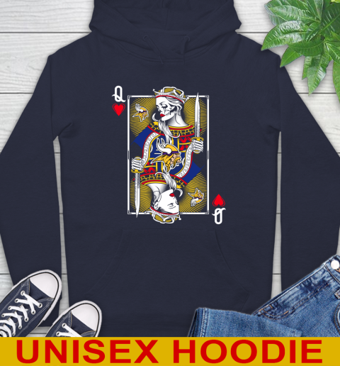 NFL Football Minnesota Vikings The Queen Of Hearts Card Shirt Hoodie 3