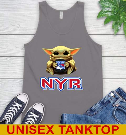 NHL Hockey New York Rangers Star Wars Baby Yoda Shirt 76