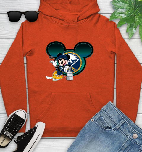 NHL Buffalo Sabres Stanley Cup Mickey Mouse Disney Hockey T Shirt Youth Hoodie 5