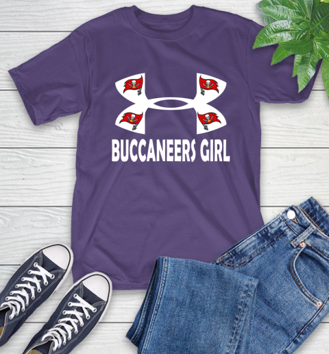 NFL Tampa Bay Buccaneers Girl Under Armour Football Sports T-Shirt 5