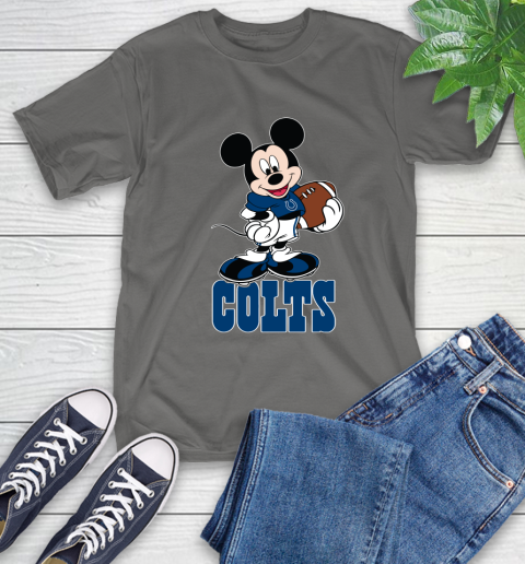 NFL Football Indianapolis Colts Cheerful Mickey Mouse Shirt T-Shirt 10