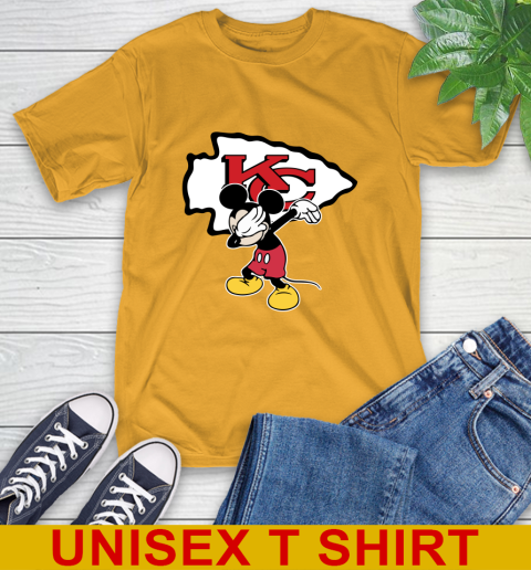 Kansas City Chiefs NFL Football Dabbing Mickey Disney Sports T-Shirt 3
