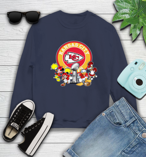 Kansas City Chiefs super bowl 2019 2020 mickey mouse minnie mouse donald duck daisy duck football shirt 27