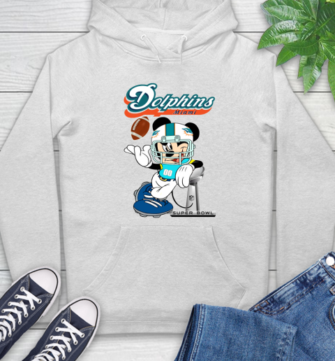 NFL Miami Dolphins Mickey Mouse Disney Super Bowl Football T Shirt Hoodie