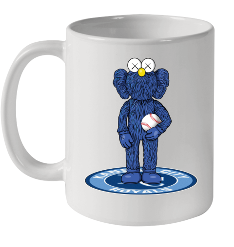 MLB Baseball Kansas City Royals Kaws Bff Blue Figure Shirt Ceramic Mug 11oz