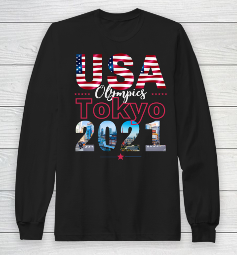 USA Olympics Team Tokyo Olympics 2021 Long Sleeve T-Shirt